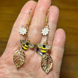 3/$25 Bee Dangle Earrings
